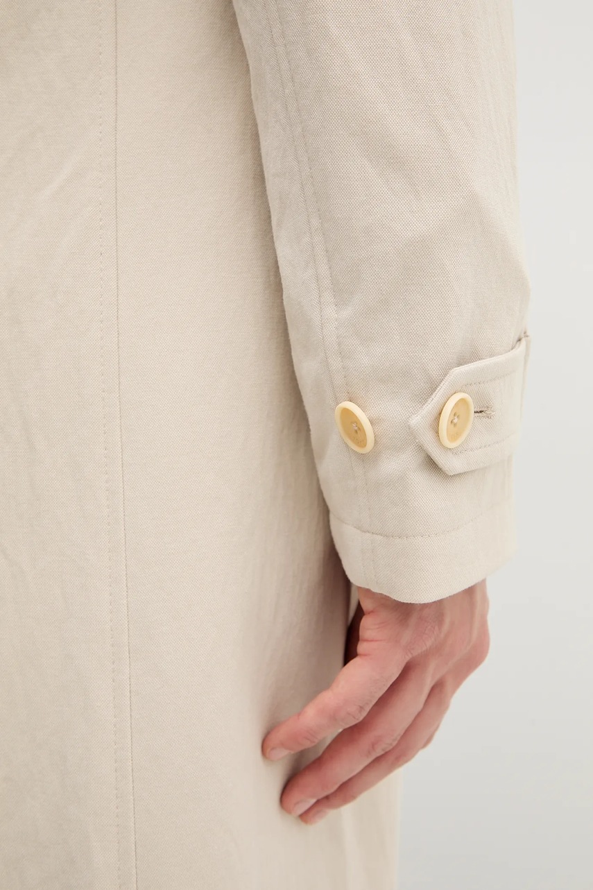 Παλτό Tommy Hilfiger χρώμα: μπεζ, SQTHL4031.SQTH523 φωτογραφία