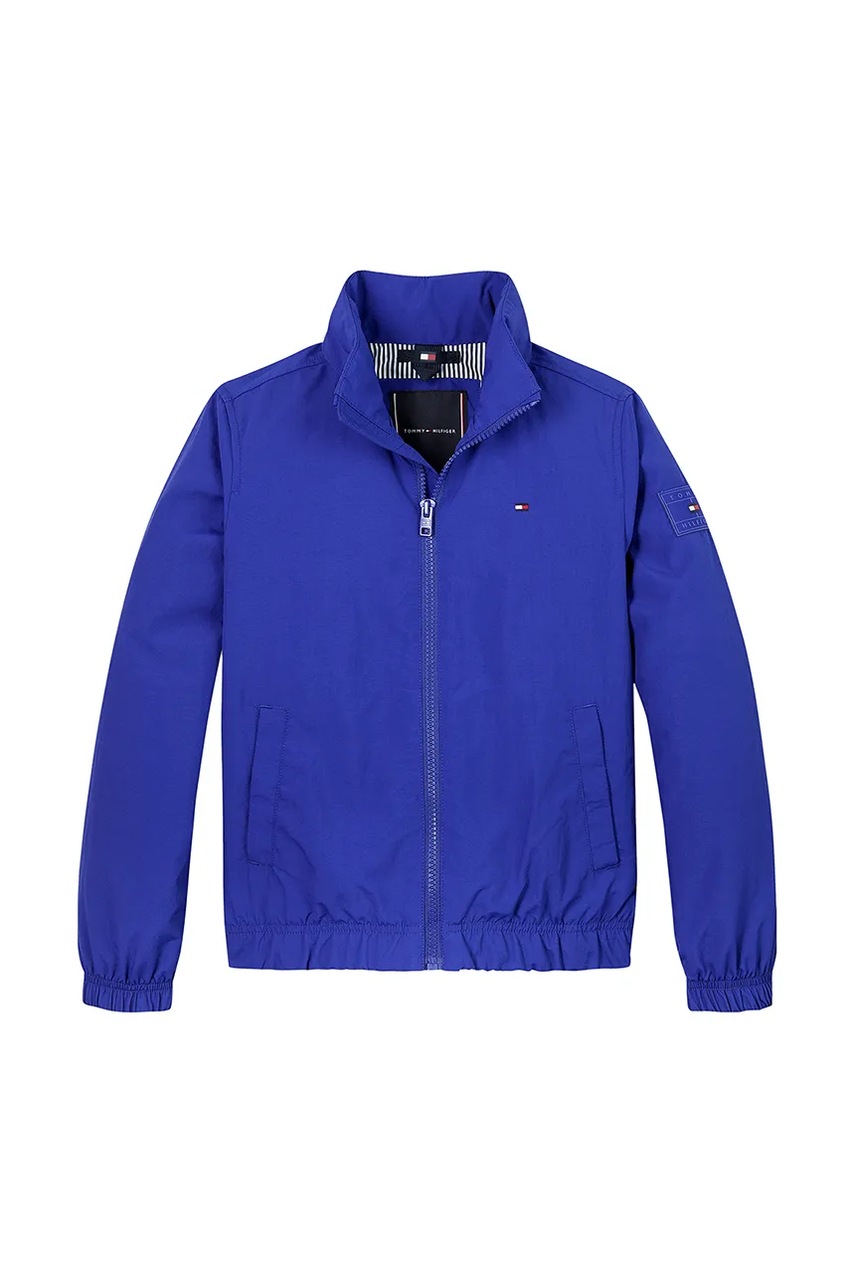 Дитяча куртка Tommy Hilfiger колір фіолетовий KB0KB09593