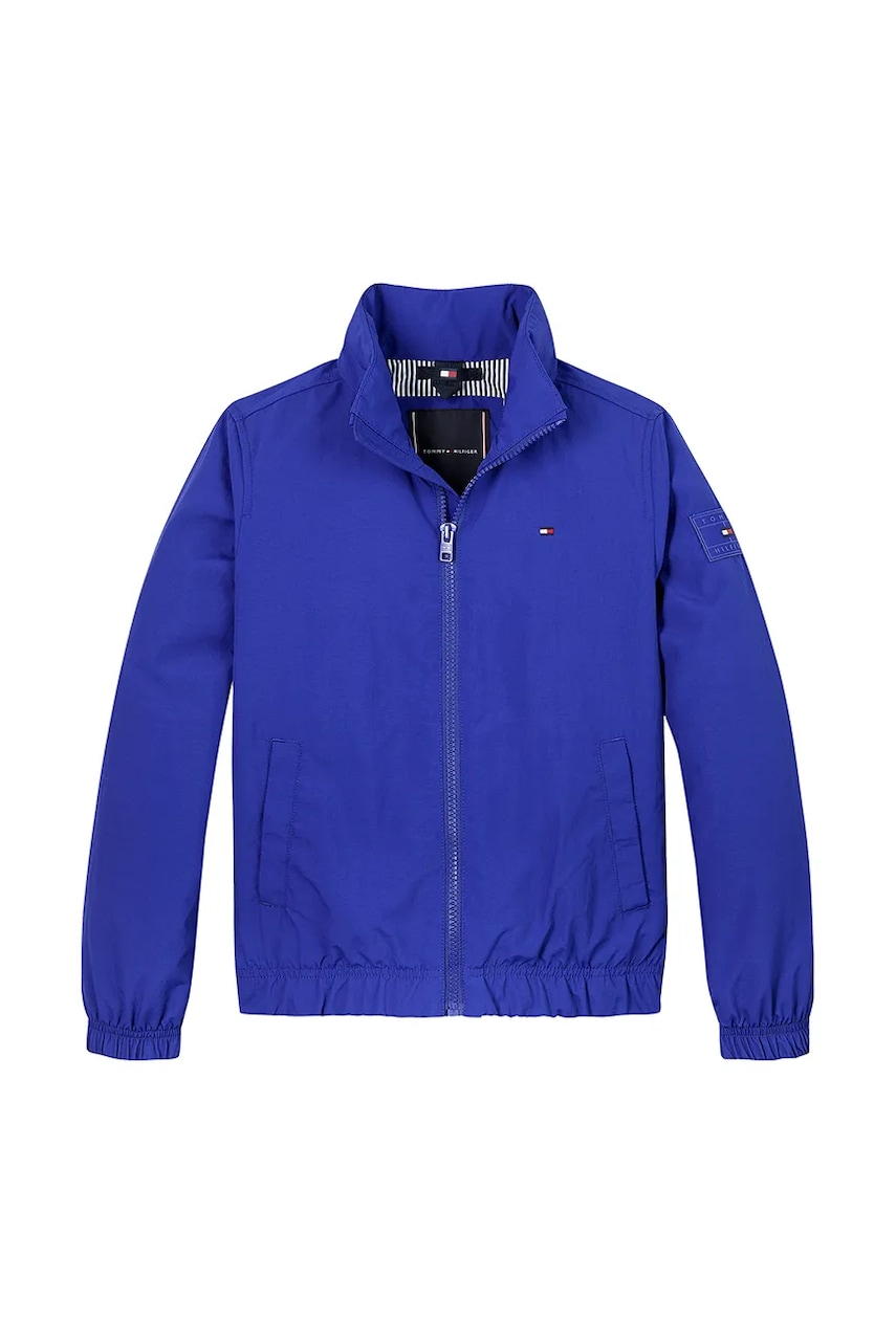 Детская куртка Tommy Hilfiger цвет синий KB0KB09593 Детская куртка Tommy Hilfiger цвет синий KB0KB09593