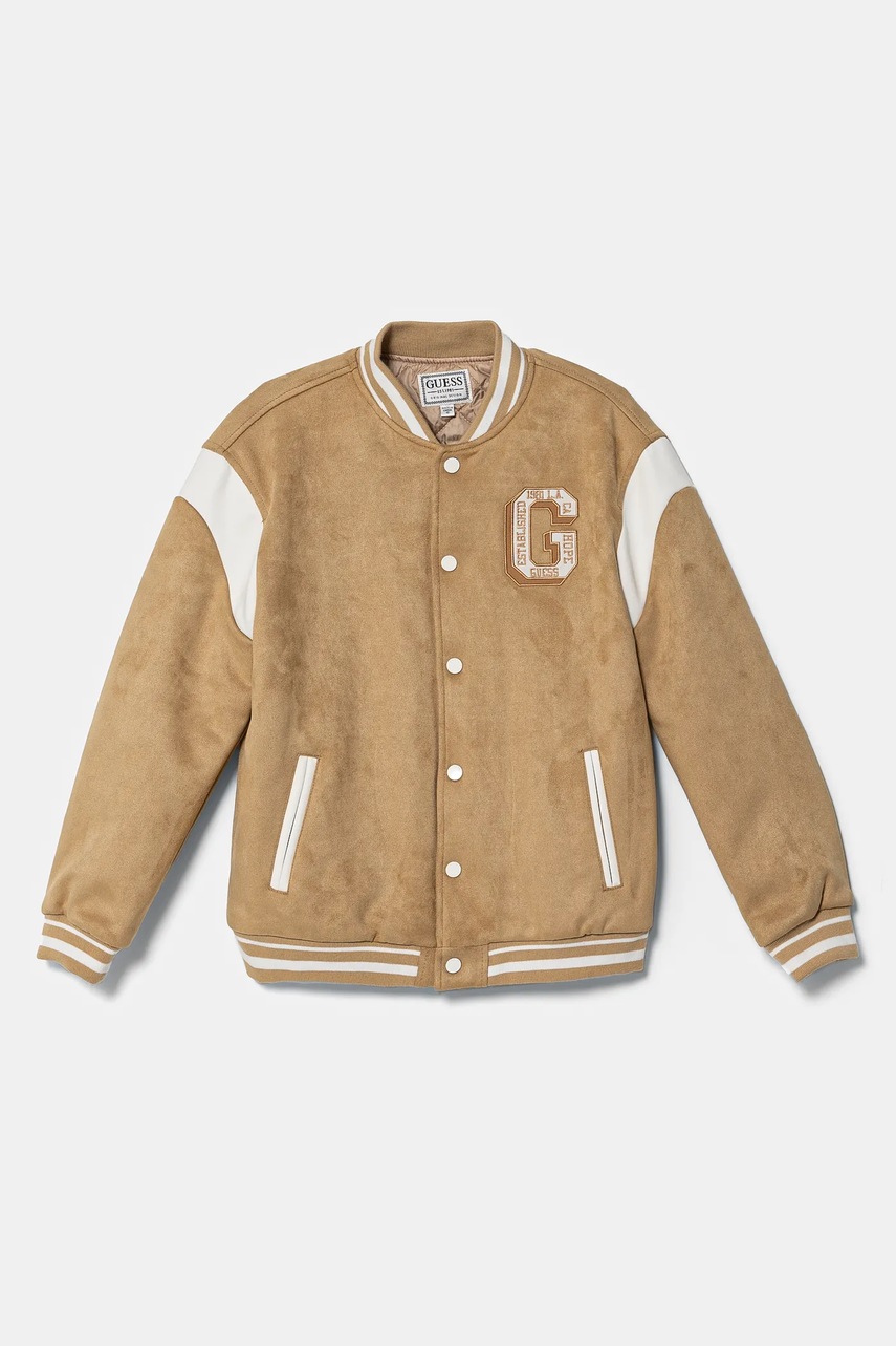 Детская куртка-бомбер Guess цвет жёлтый L5RL07 WG970