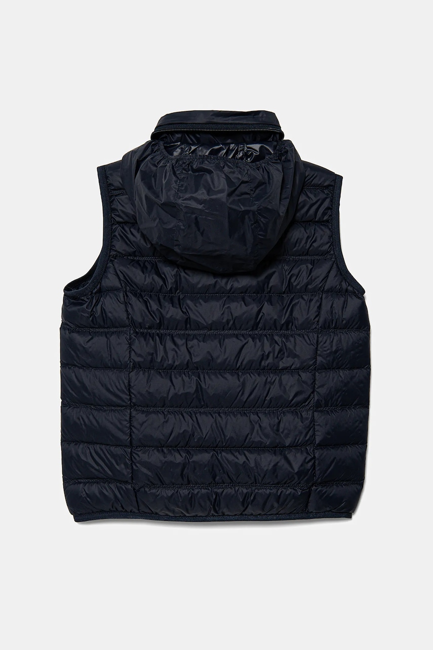 Детский пуховой безрукавник EA7 Emporio Armani цвет синий 7B000034 AF12477 Детский пуховой безрукавник EA7 Emporio Armani цвет синий 7B000034 AF12477