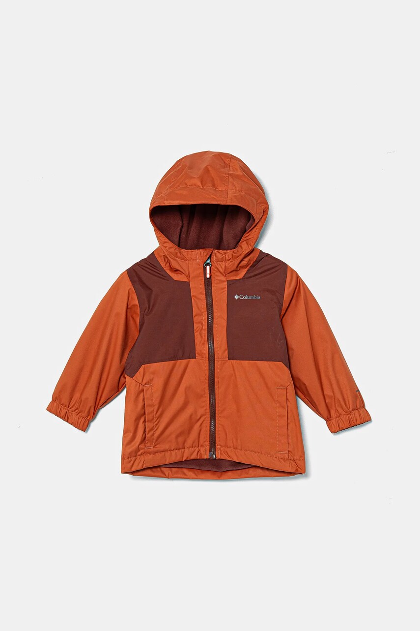 Columbia geaca bebe Rainy Trails culoarea rosu, 2090102