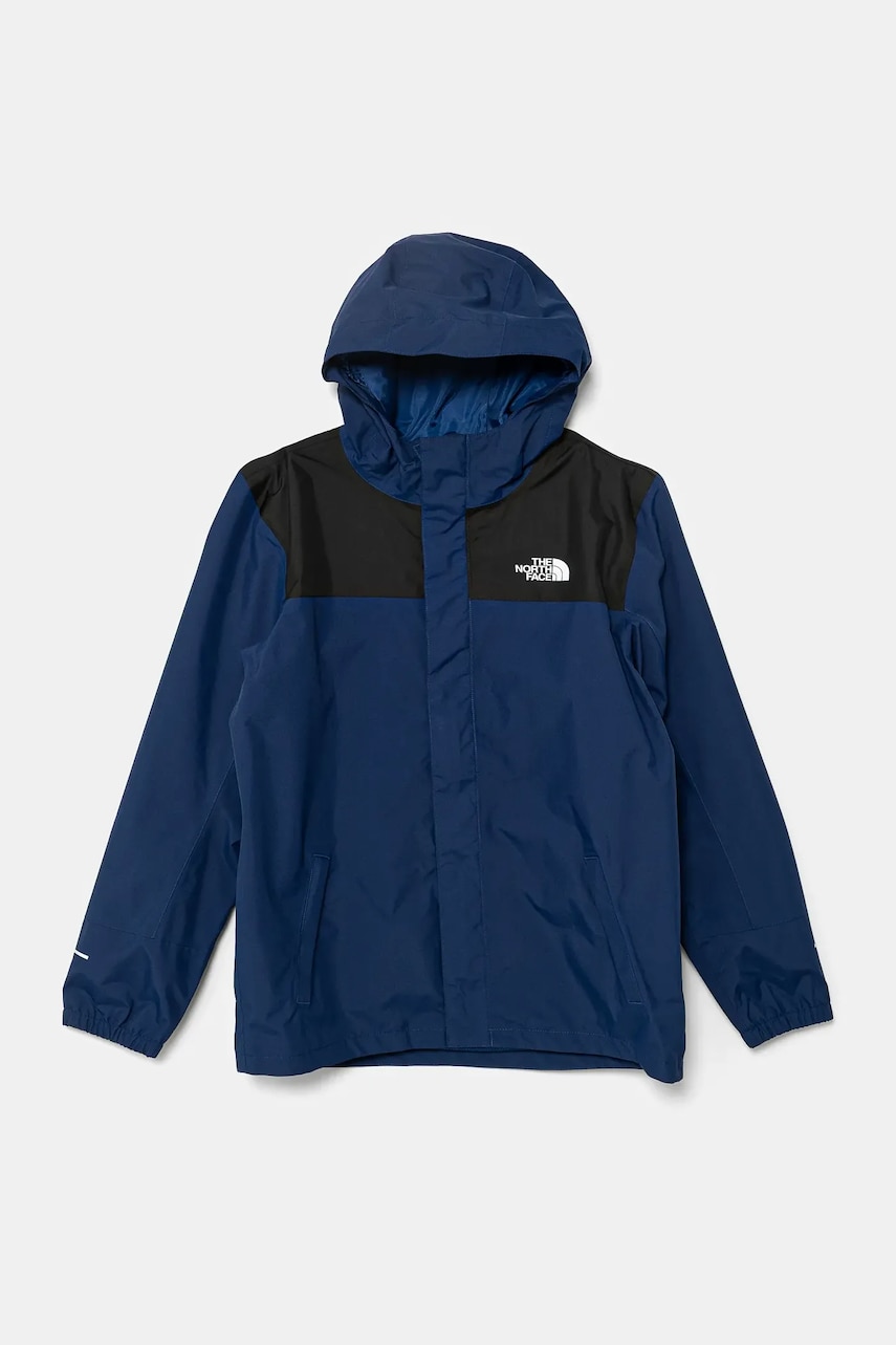 The North Face geaca copii ANTORA RAIN JACKET culoarea albastru marin, NF0A8A48D1R1 The North Face geaca copii ANTORA RAIN JACKET culoarea albastru marin, NF0A8A48D1R1