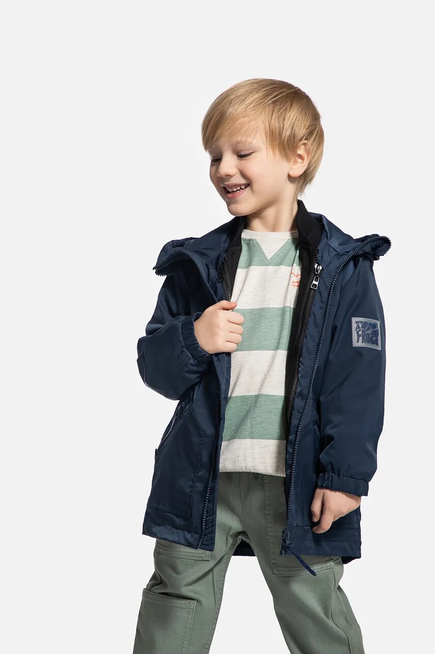 Coccodrillo geaca copii culoarea albastru marin, OUTERWEAR BOY KIDS