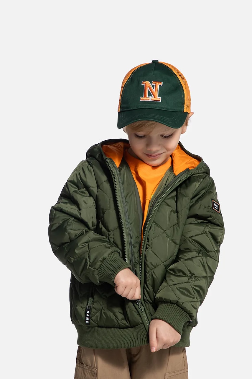 Coccodrillo geacă copii culoarea verde, OUTERWEAR BOY KIDS Coccodrillo geacă copii culoarea verde, OUTERWEAR BOY KIDS