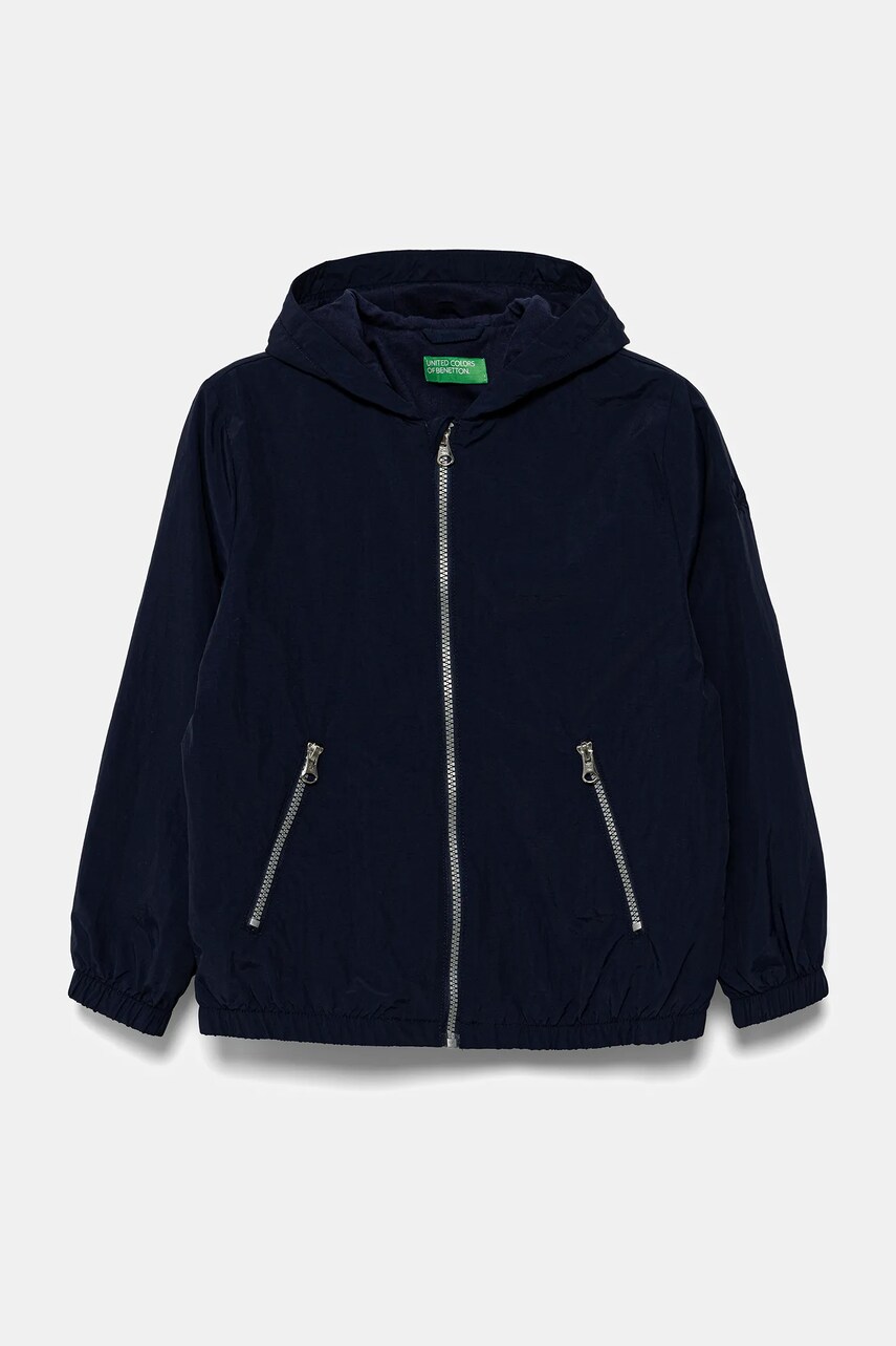 United Colors of Benetton geaca copii culoarea bleumarin, 2IGGCN05Z