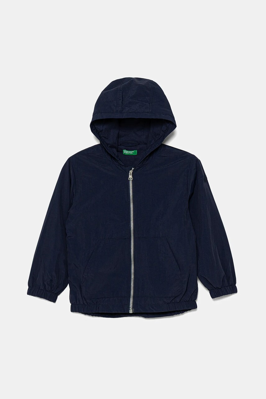 United Colors of Benetton geaca copii culoarea bleumarin, 2IGGGN03K