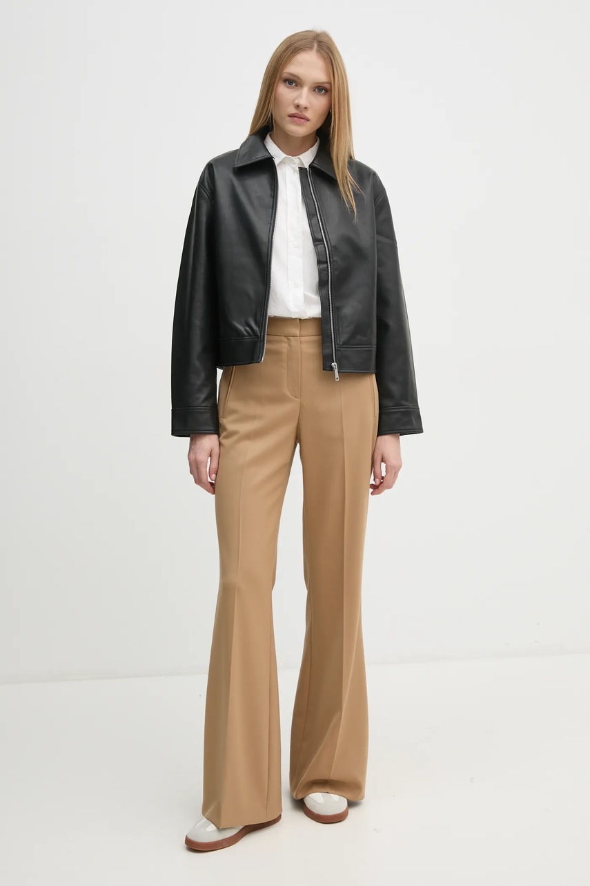 Куртка Calvin Klein Jeans женская цвет чёрный переходная J20J224709 Куртка Calvin Klein Jeans женская цвет чёрный переходная J20J224709