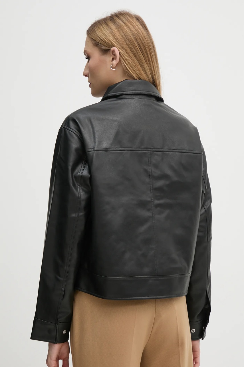 Куртка Calvin Klein Jeans жіноча колір чорний перехідна J20J224709 