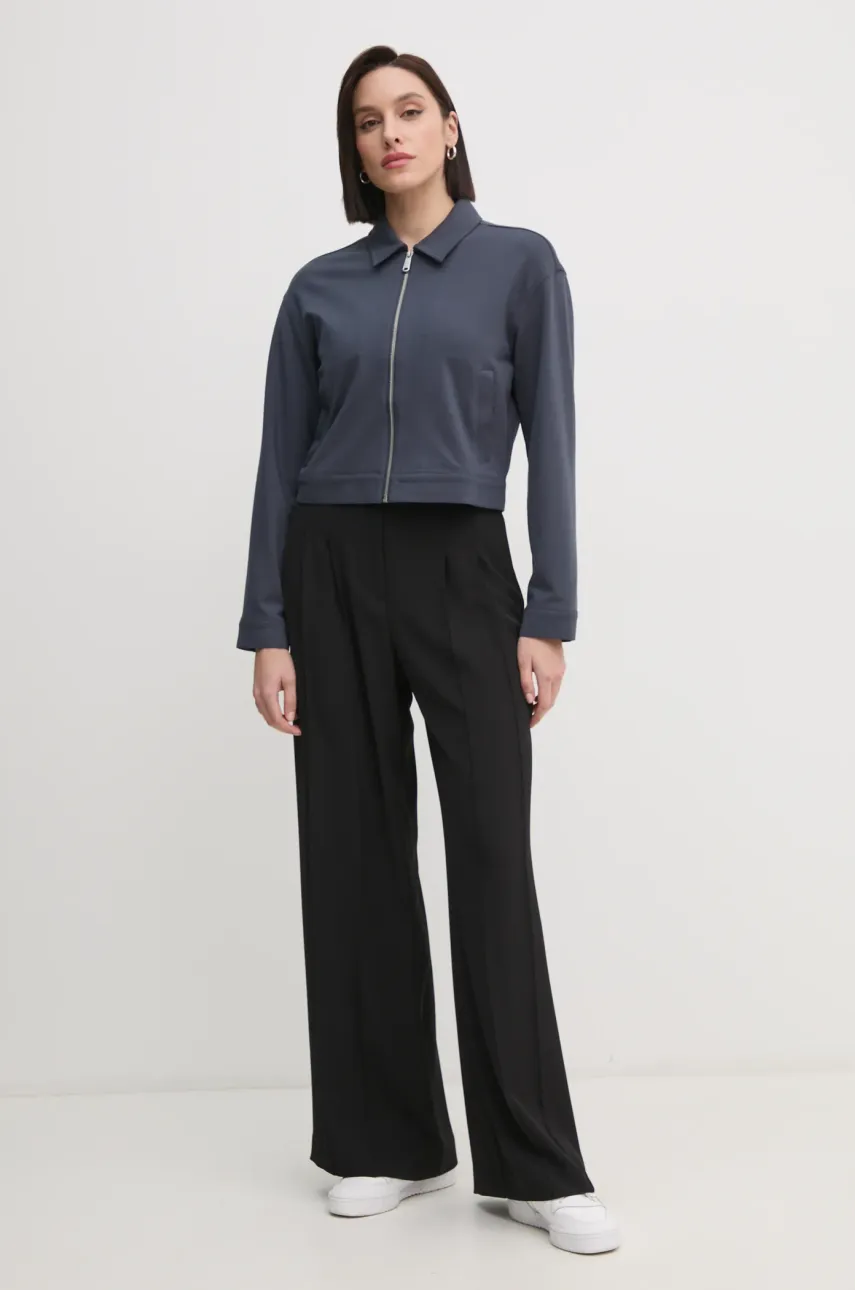 Куртка Calvin Klein Jeans женская цвет серый переходная J20J225059 Куртка Calvin Klein Jeans женская цвет серый переходная J20J225059
