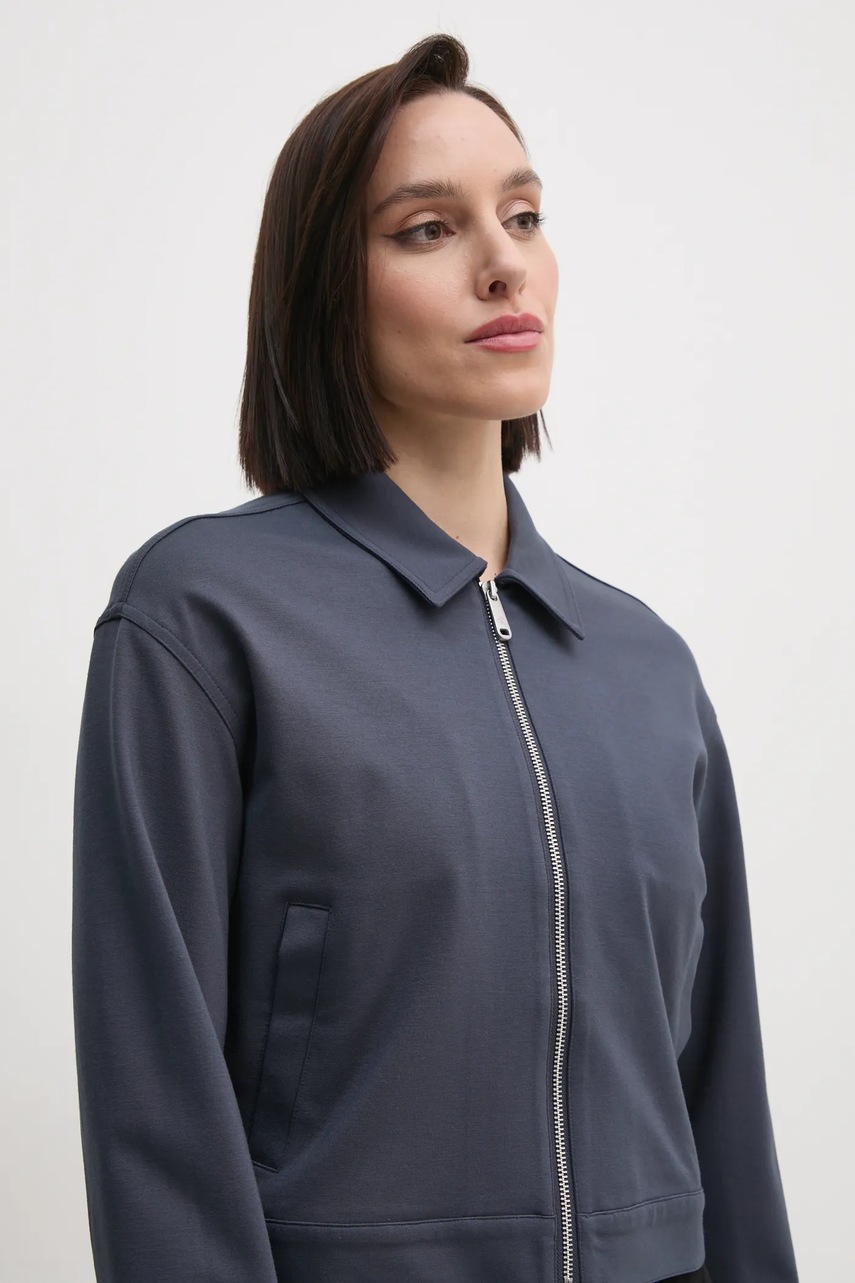 Μπουφάν Calvin Klein Jeans χρώμα: γκρι, J20J225059 φωτογραφία