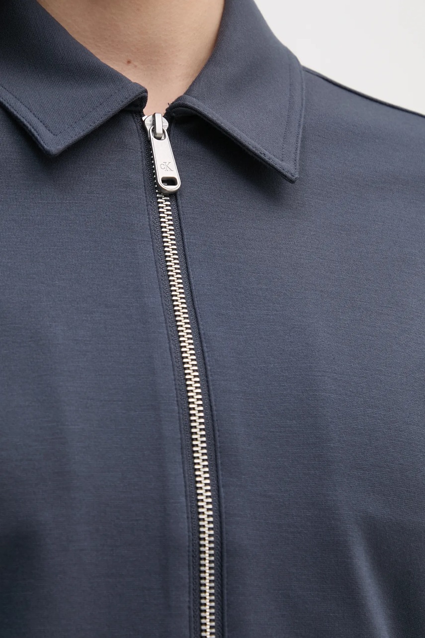 Μπουφάν Calvin Klein Jeans χρώμα: γκρι, J20J225059 φωτογραφία