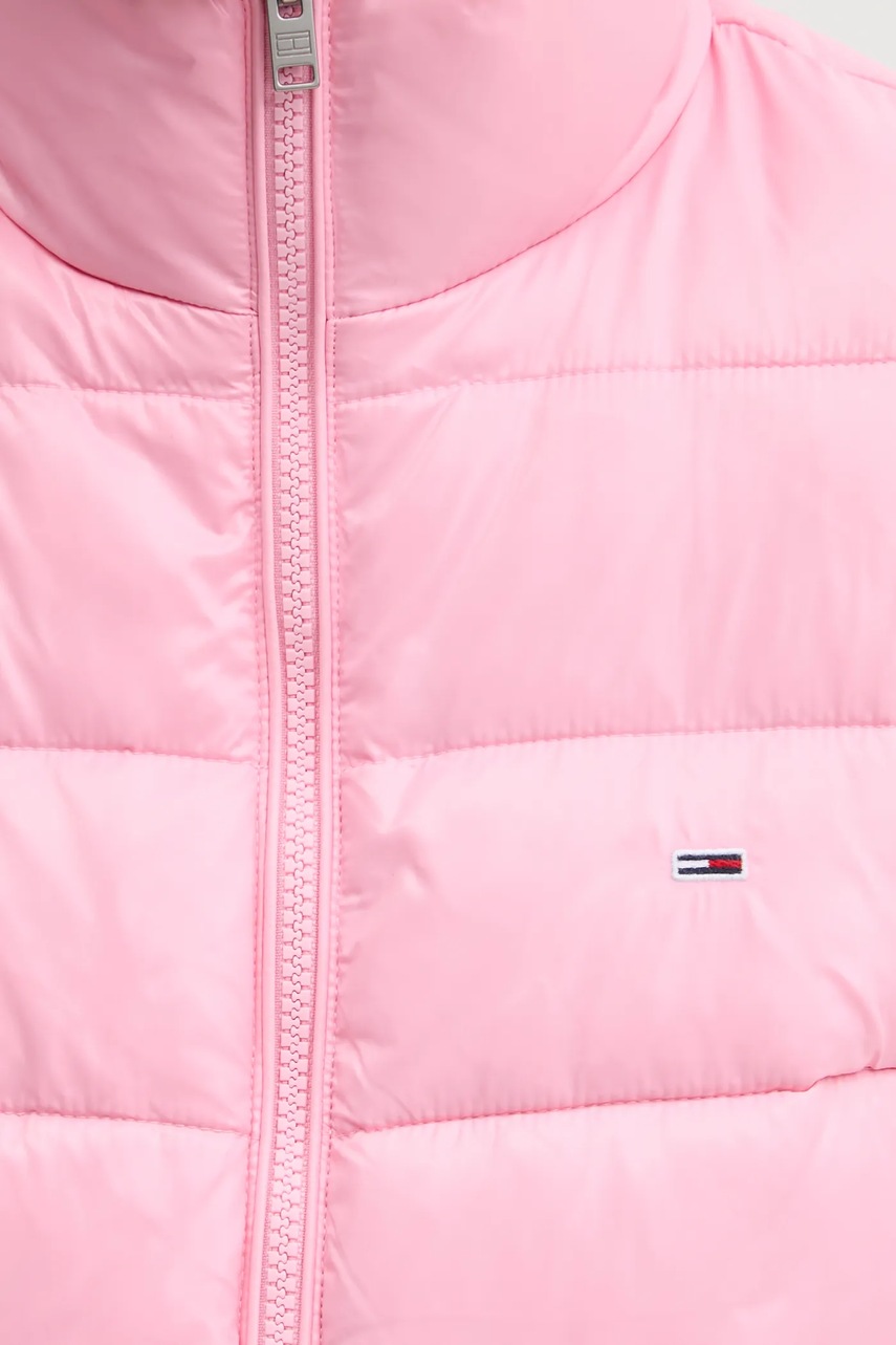 Куртка Tommy Jeans жіноча колір рожевий зимова DW0DW19312 