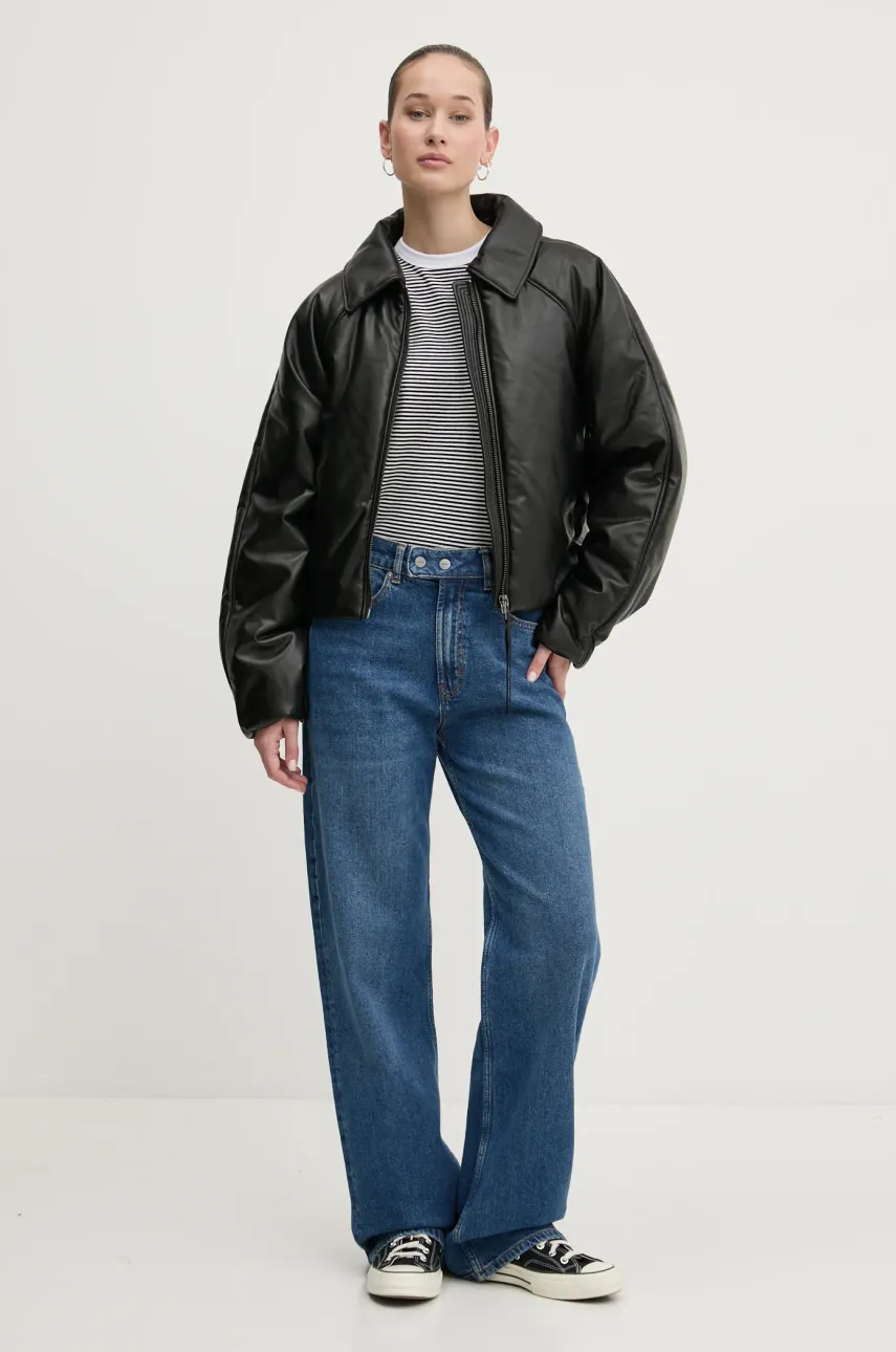 Куртка HUGO женская цвет чёрный зимняя oversize 50529009 Куртка HUGO женская цвет чёрный зимняя oversize 50529009