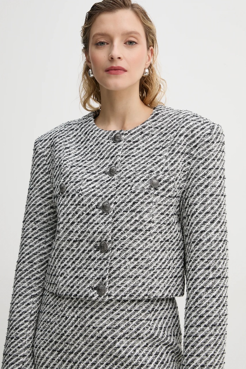 Μπλέιζερ με μίγμα μαλλιού Gestuz χρώμα: άσπρο, 10909601 φωτογραφία