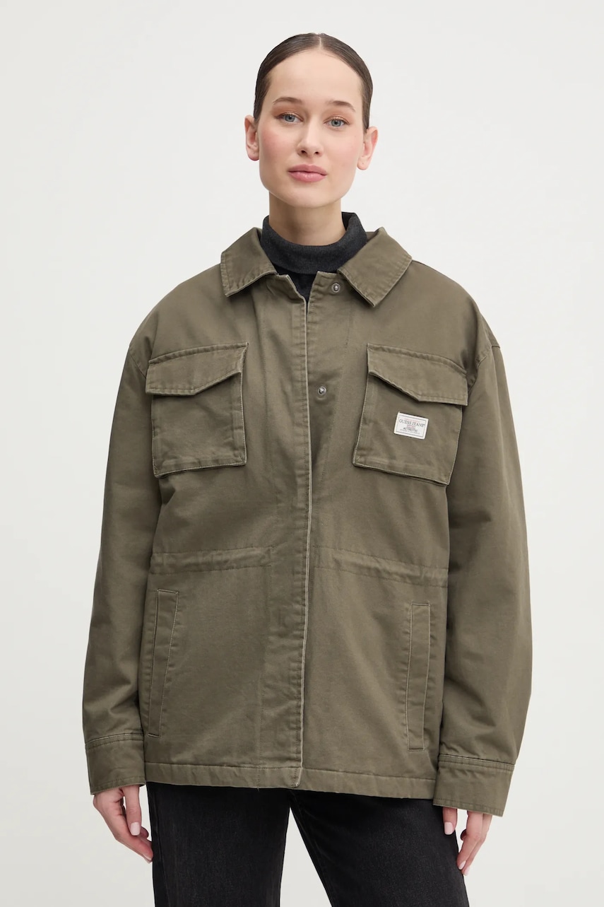 Βαμβακερό μπουφάν Guess Jeans