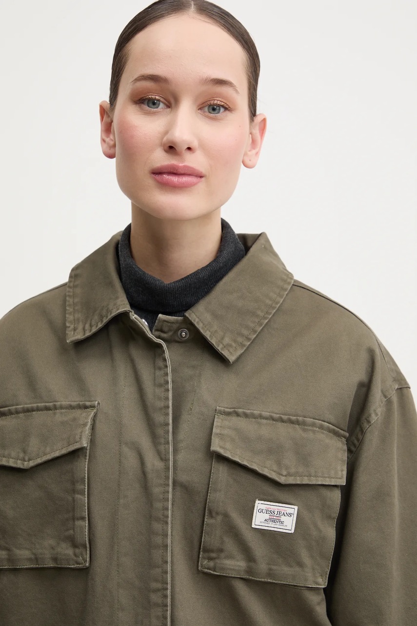 Bavlněná bunda Guess Jeans (obrázek 5)