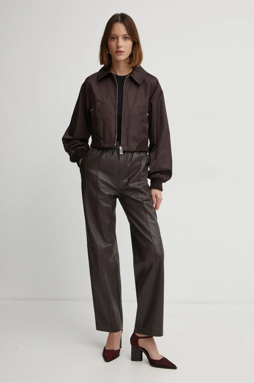 Куртка Victoria Beckham женская цвет коричневый переходная 1125WJK006259A Куртка Victoria Beckham женская цвет коричневый переходная 1125WJK006259A