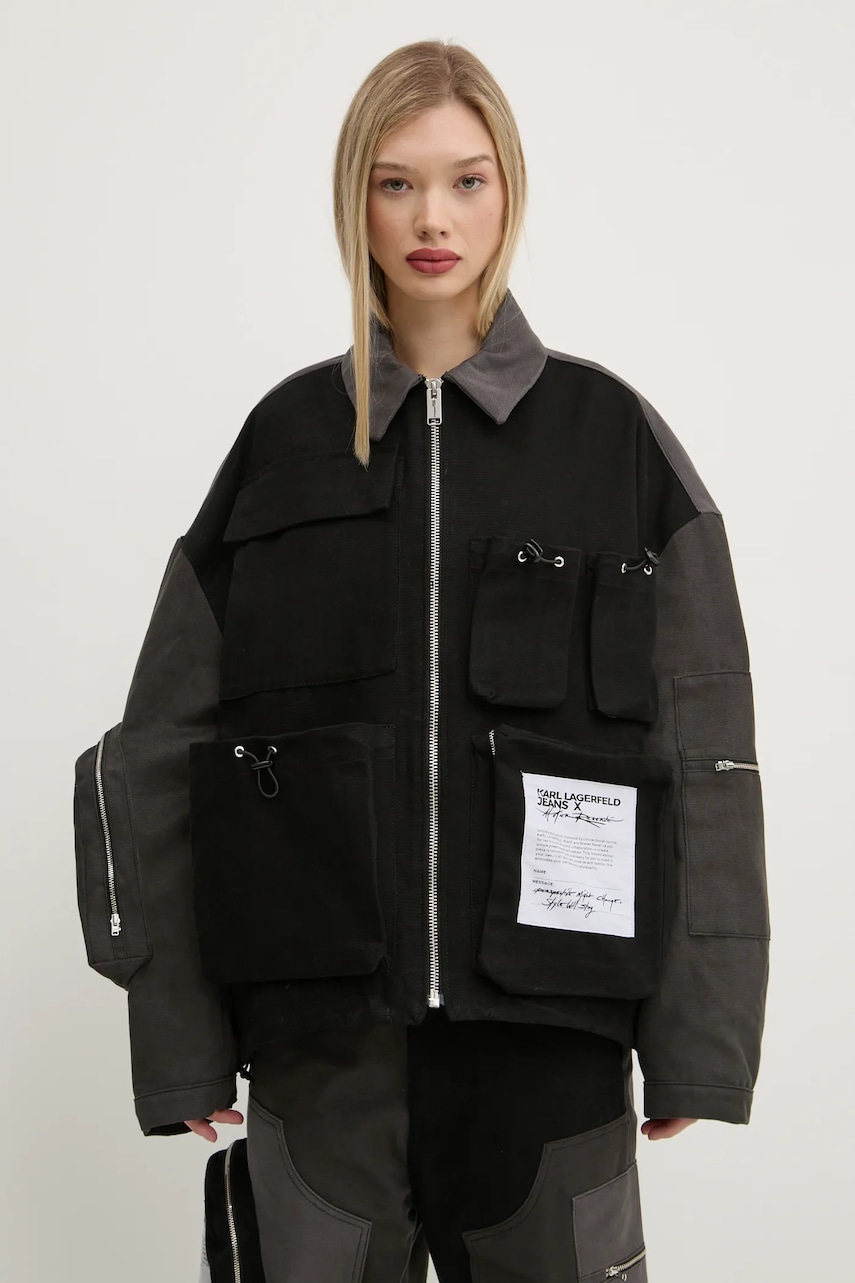 Βαμβακερό μπουφάν Karl Lagerfeld Jeans