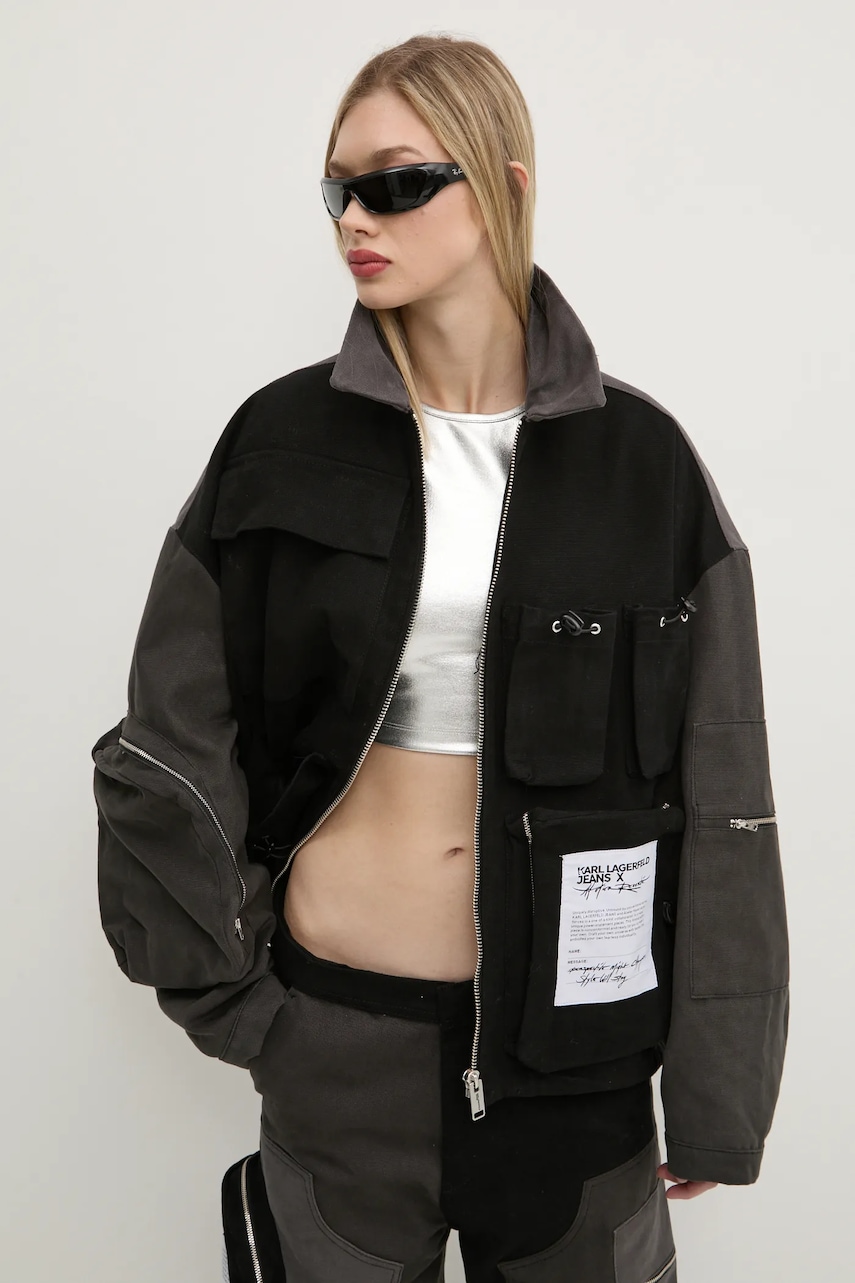 Bavlnená bunda Karl Lagerfeld Jeans
