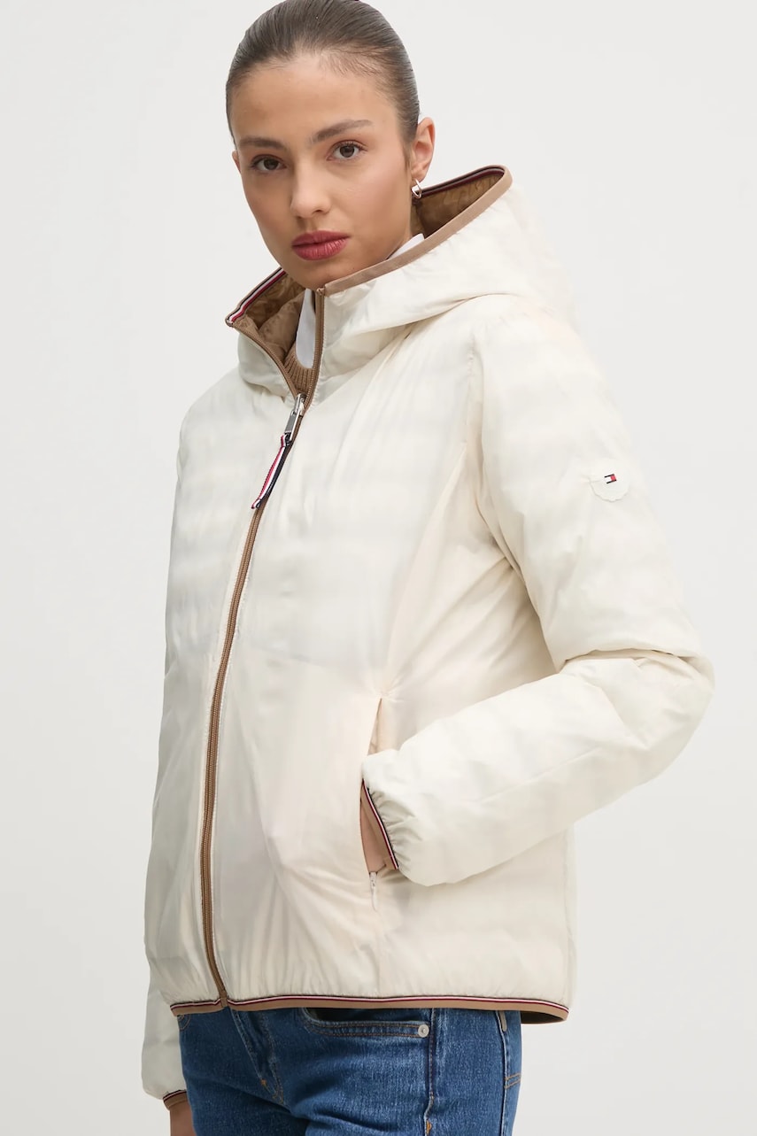 Куртка Tommy Hilfiger цвет коричневый переходная WW0WW45317 Куртка Tommy Hilfiger цвет коричневый переходная WW0WW45317