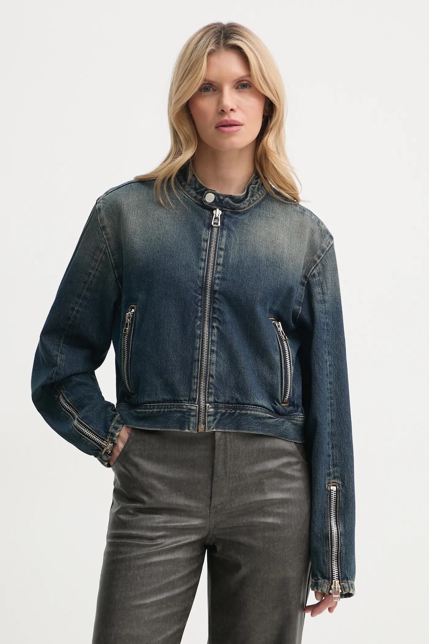 Won Hundred geaca jeans femei, de tranzitie, 3648-15028