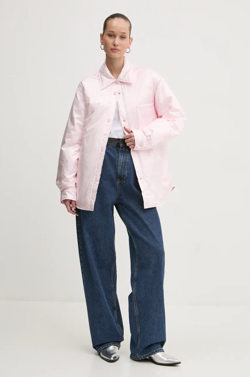 Куртка Miss Sixty женская цвет розовый зимняя oversize 6L4YJ3740000 Куртка Miss Sixty женская цвет розовый зимняя oversize 6L4YJ3740000
