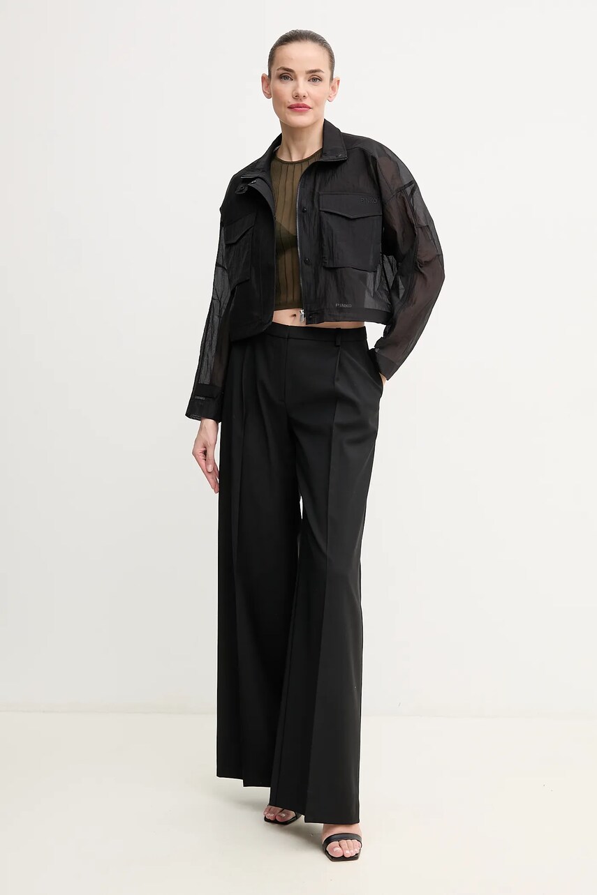 Куртка Pinko цвет чёрный переходная 104845 A2EK Куртка Pinko цвет чёрный переходная 104845 A2EK