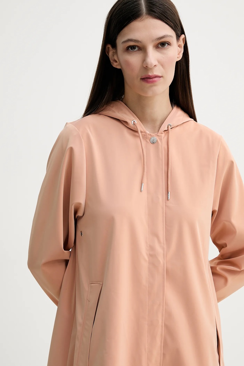 Μπουφάν Rains A-Line W Jacket W3 χρώμα: πορτοκαλί, 18050 φωτογραφία