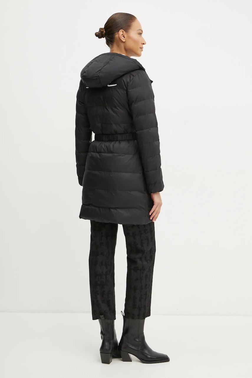Куртка Karl Lagerfeld жіноча колір чорний зимова 246W1514 