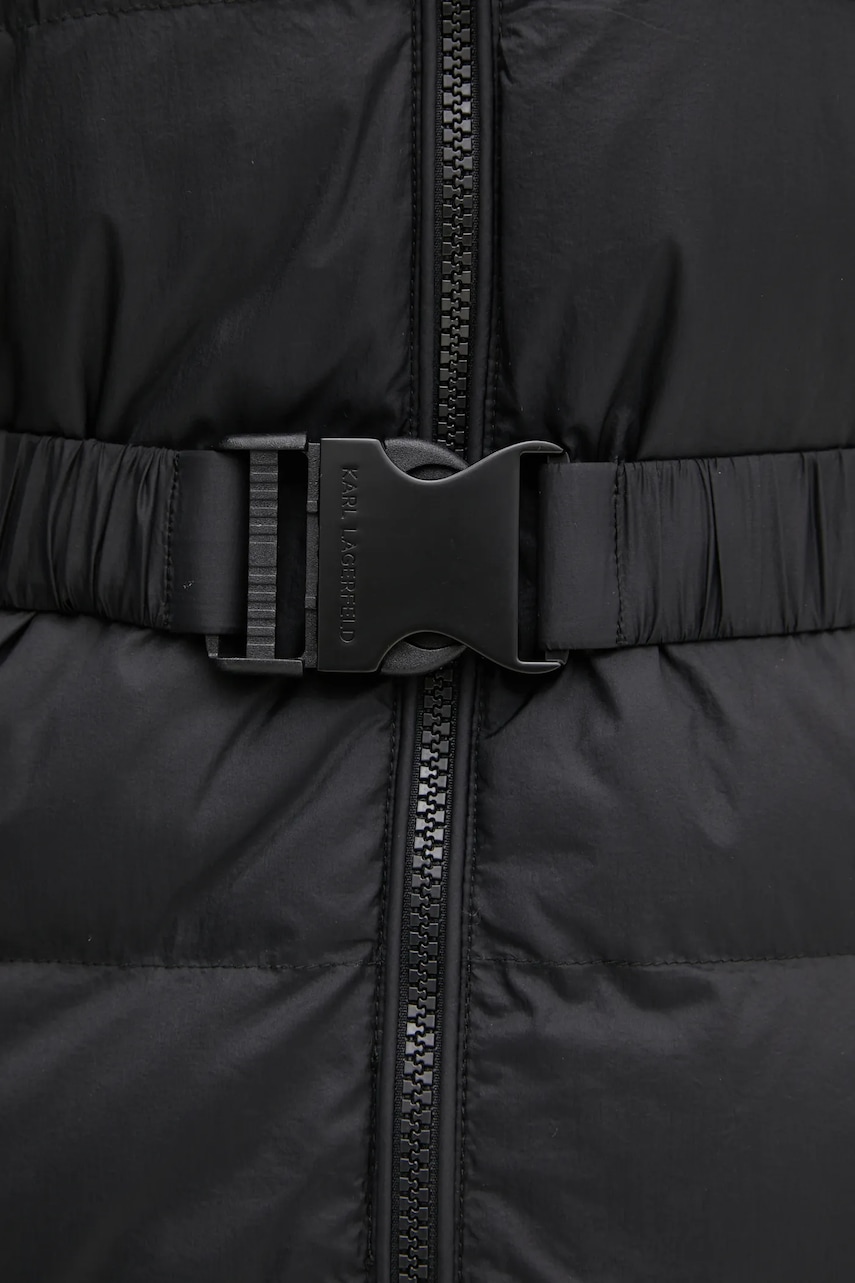 Куртка Karl Lagerfeld жіноча колір чорний зимова 246W1514 