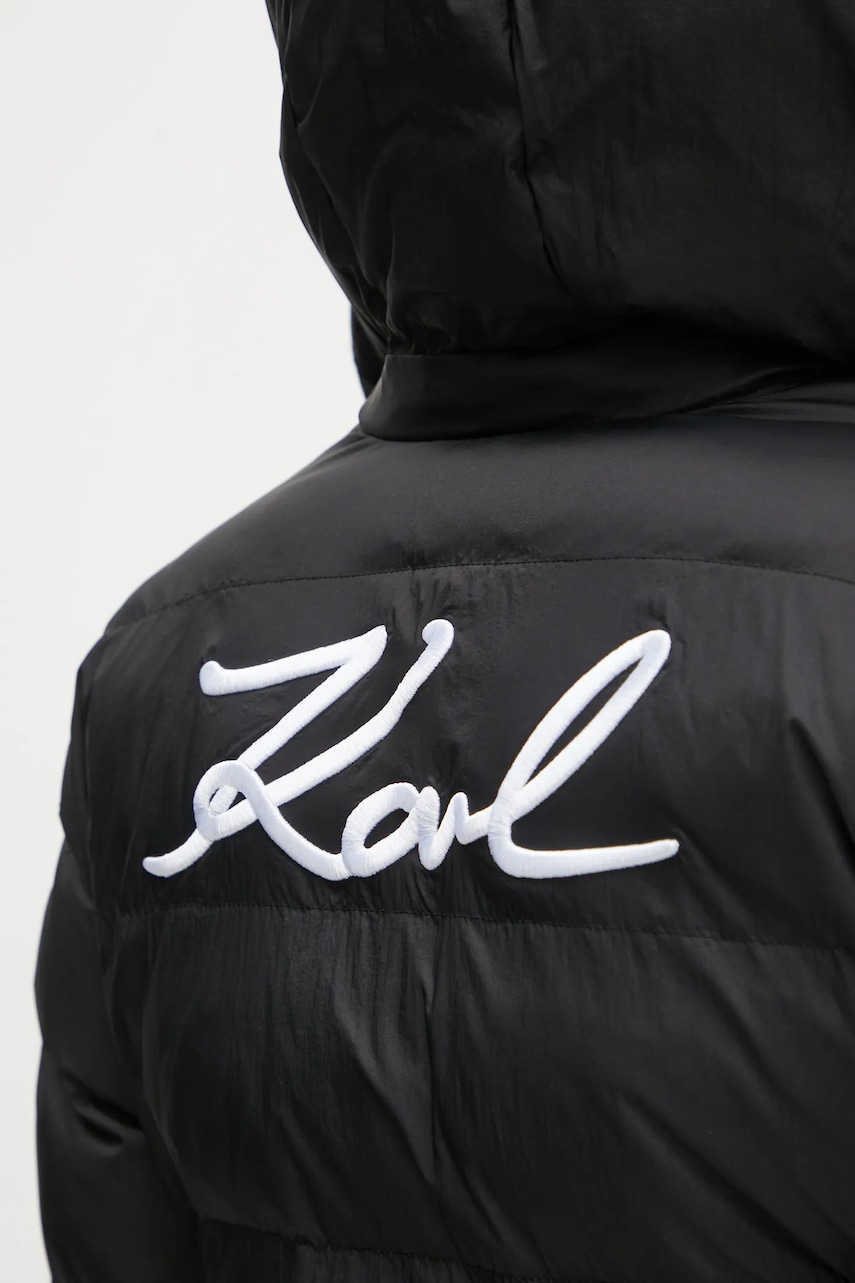 Куртка Karl Lagerfeld жіноча колір чорний зимова 246W1514 