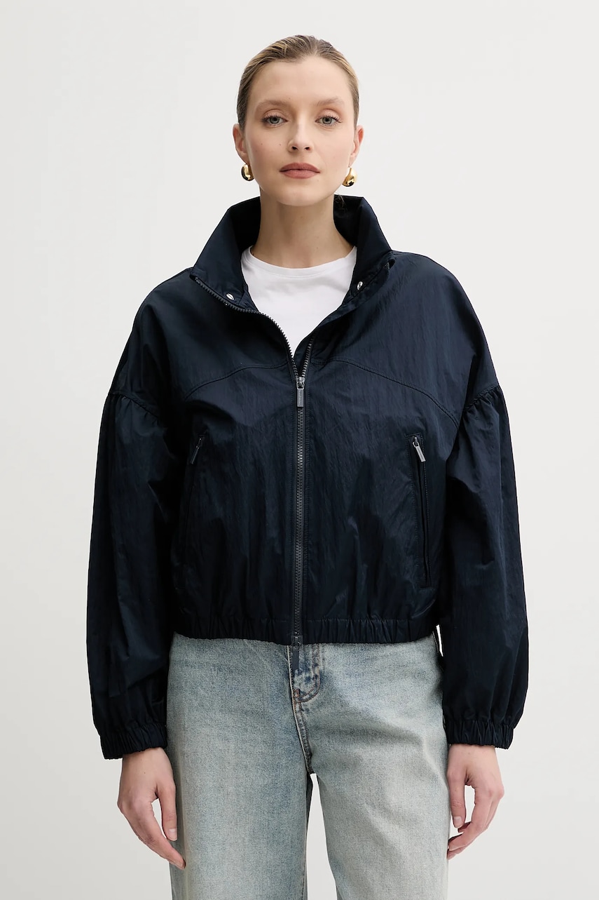 Levně Bunda Armani Exchange tmavomodrá barva, přechodná, XW000445 AF12810