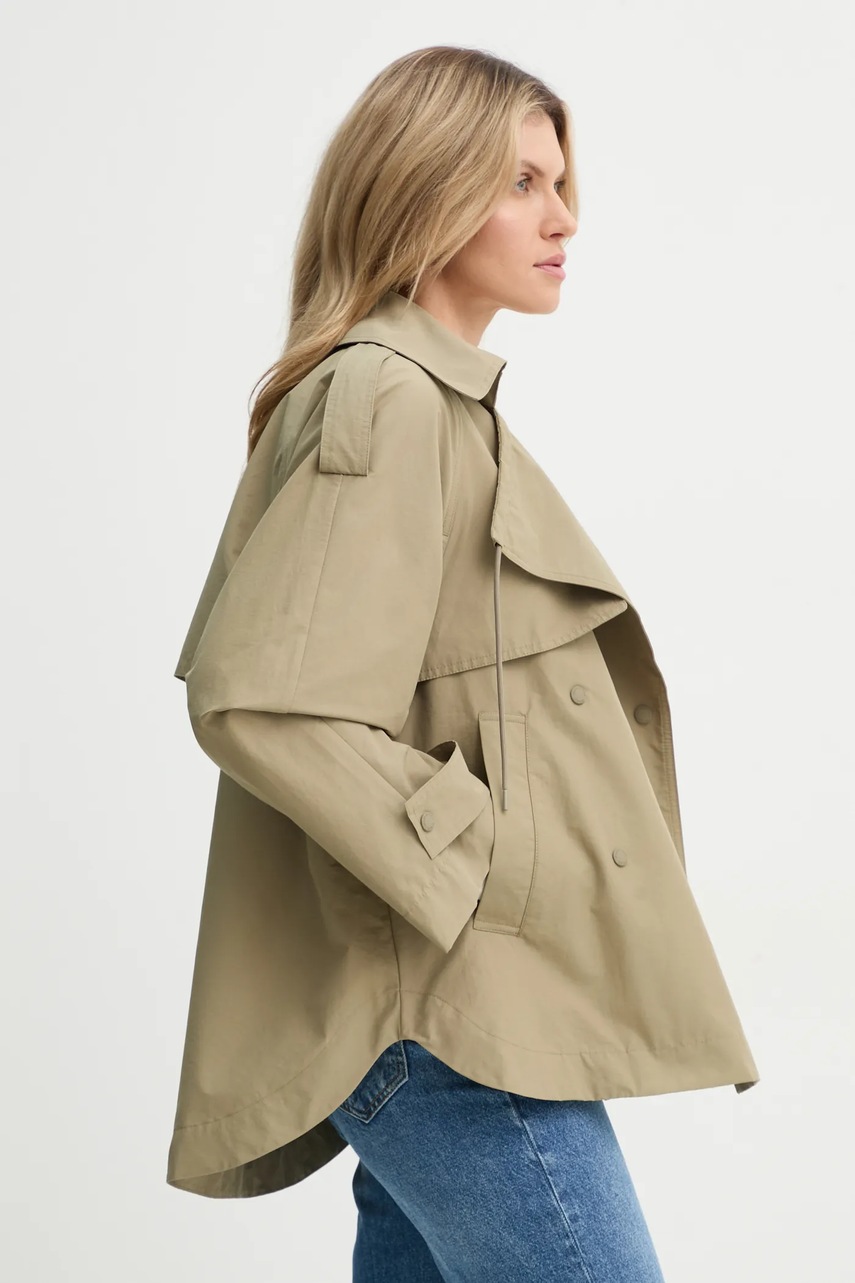 Куртка Marc O`Polo жіноча колір зелений перехідна oversize 5000006098 