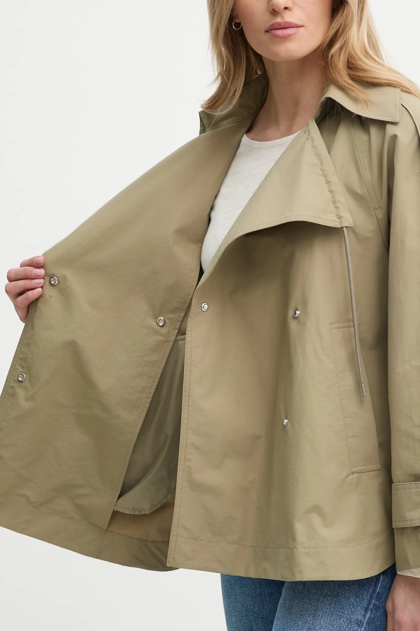 Куртка Marc O`Polo жіноча колір зелений перехідна oversize 5000006098 
