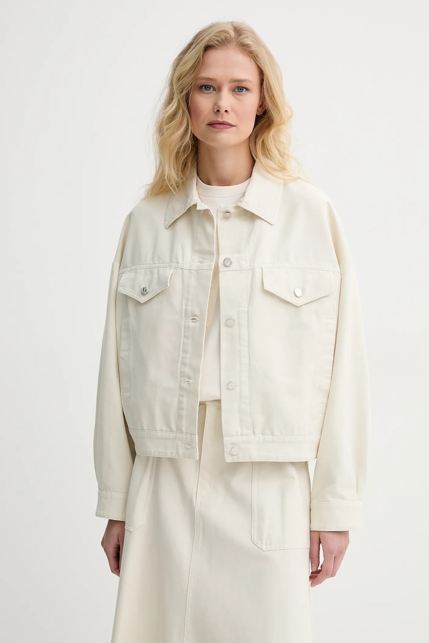 A.P.C. jachetă de bumbac blouson cally de tranzitie, oversize, COGBJ.F02905