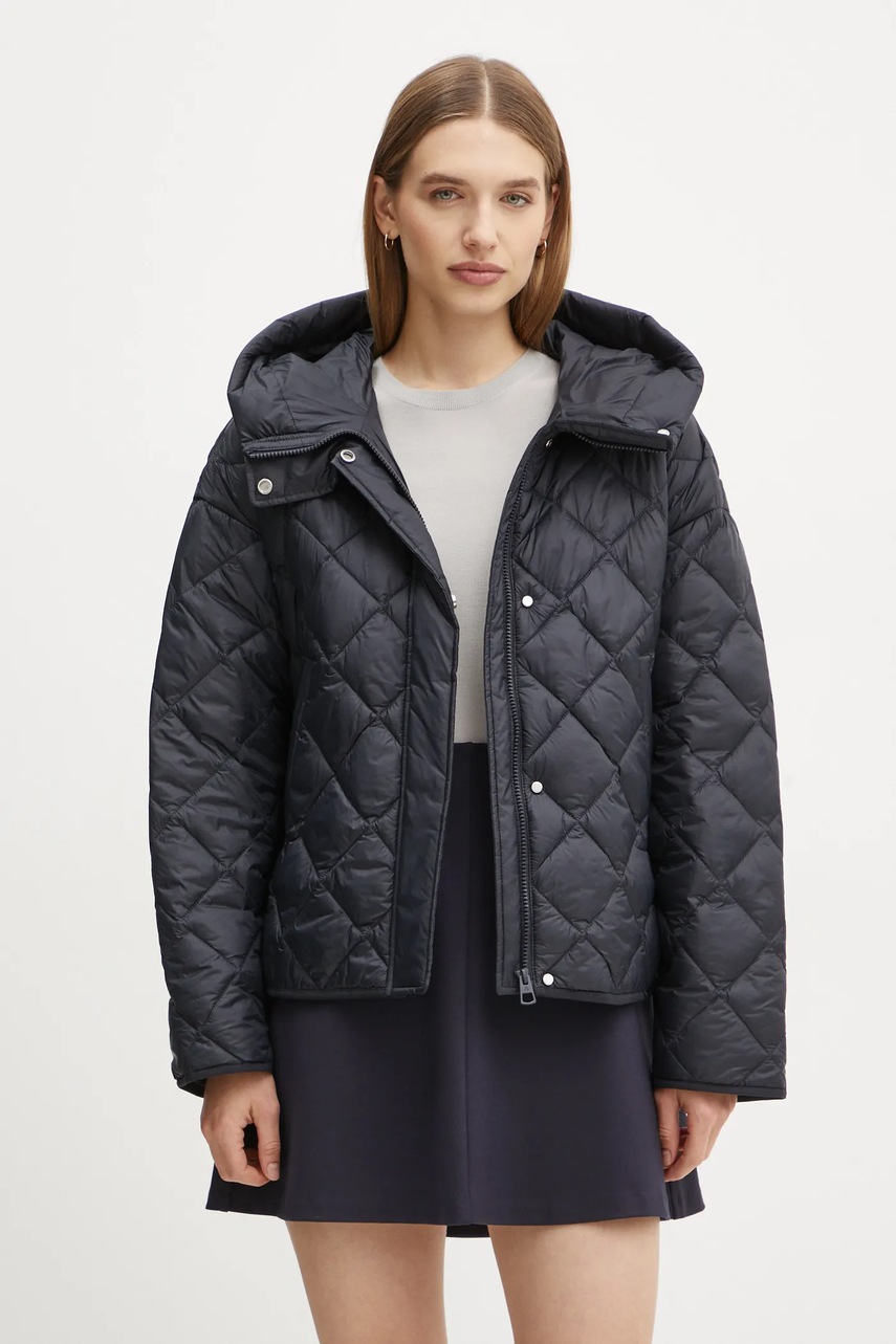 Marc O\'Polo geaca femei, culoarea albastru marin, de tranzitie, 500085170279