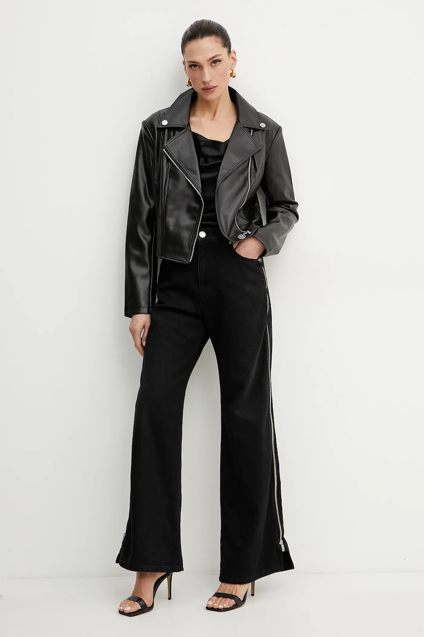 Куртка Guess CLEMENCE женская цвет чёрный переходная W5RL22 WE480 Куртка Guess CLEMENCE женская цвет чёрный переходная W5RL22 WE480