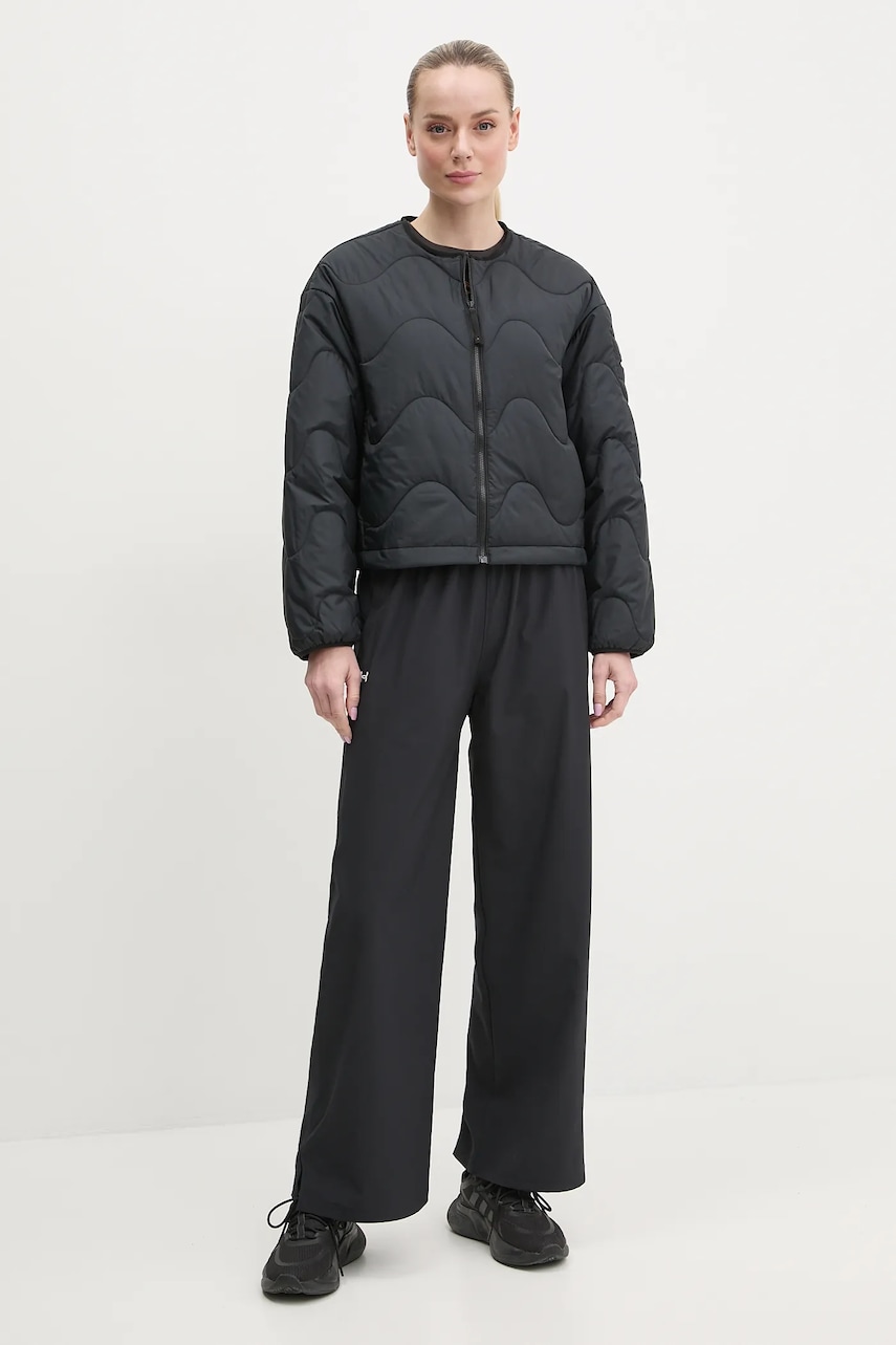 Куртка adidas NUGANIC цвет чёрный переходная oversize JJ1194 Куртка adidas NUGANIC цвет чёрный переходная oversize JJ1194