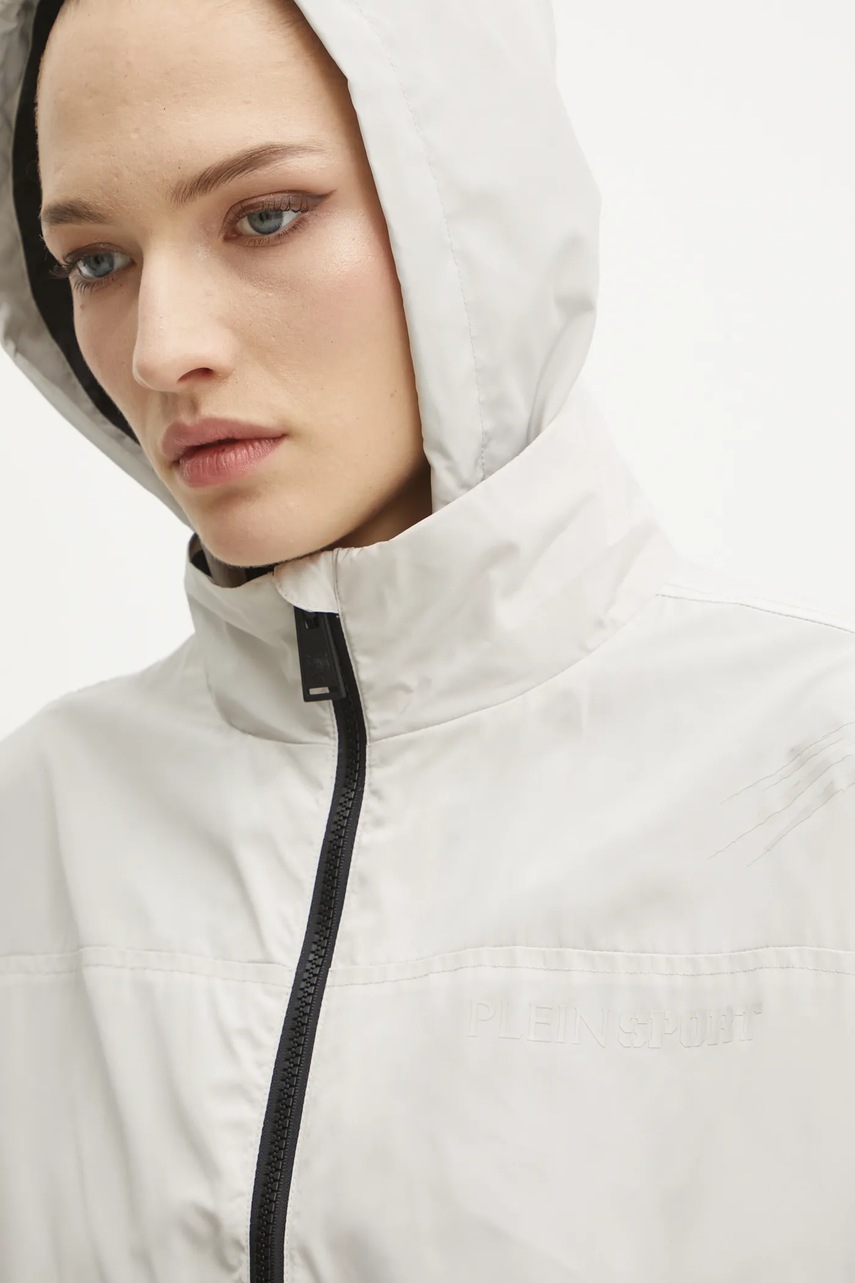 Куртка PLEIN SPORT колір бежевий перехідна oversize SAEC WJB1824 STE003N 
