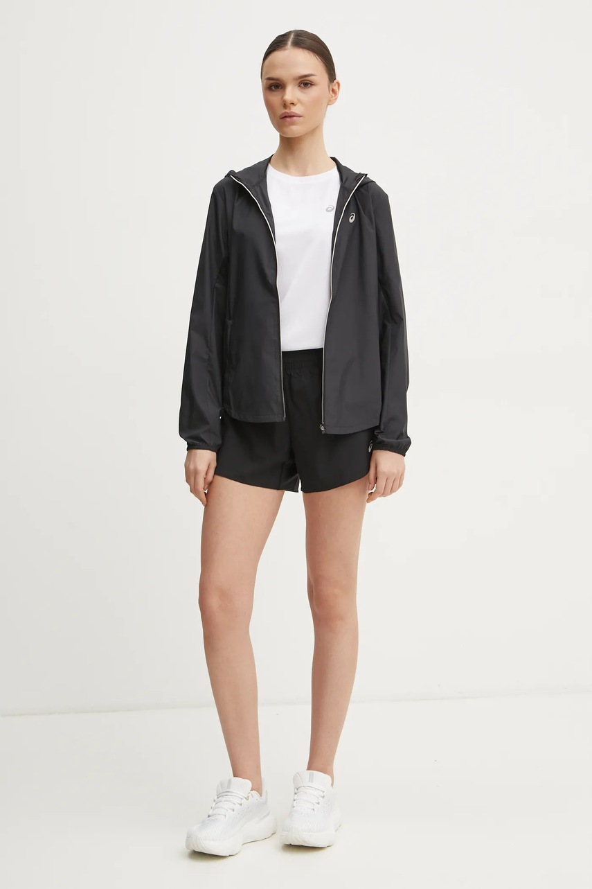 Ветровка Asics Core цвет чёрный переходная 2012D180 Ветровка Asics Core цвет чёрный переходная 2012D180
