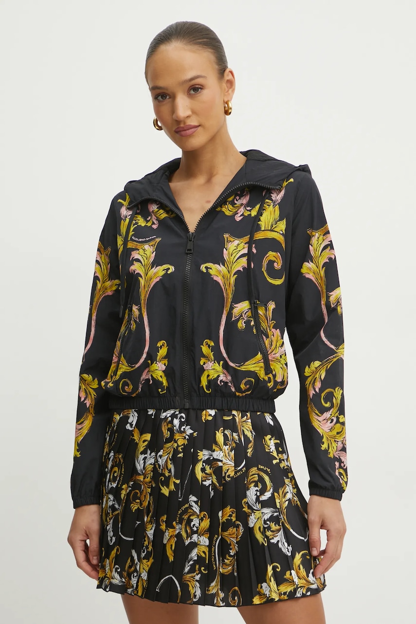 Versace Jeans Couture geaca culoarea negru, de tranzitie, 78HASD01 CQ00D