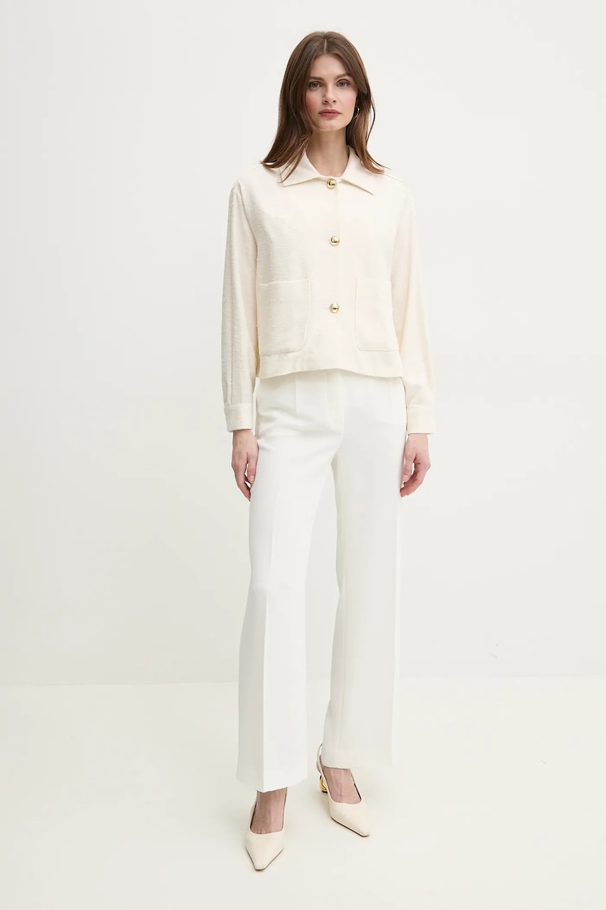 Пиджак Marella Emme by Marella цвет бежевый oversize однотонный 2515041091200 Пиджак Marella Emme by Marella цвет бежевый oversize однотонный 2515041091200