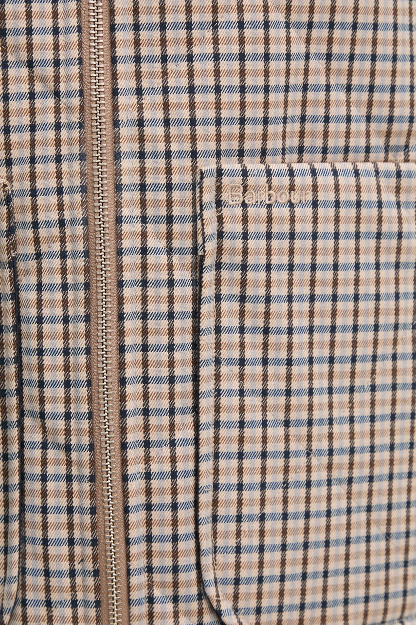 Безрукавка Barbour жіноча колір бежевий перехідна LGI0191BL31 