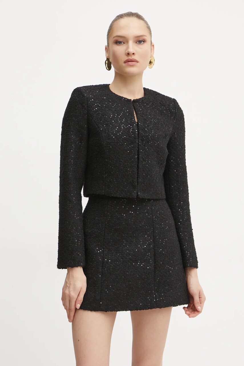 Levně Sako Marciano Guess BOUCLE černá barva, 5RGN18 7261A