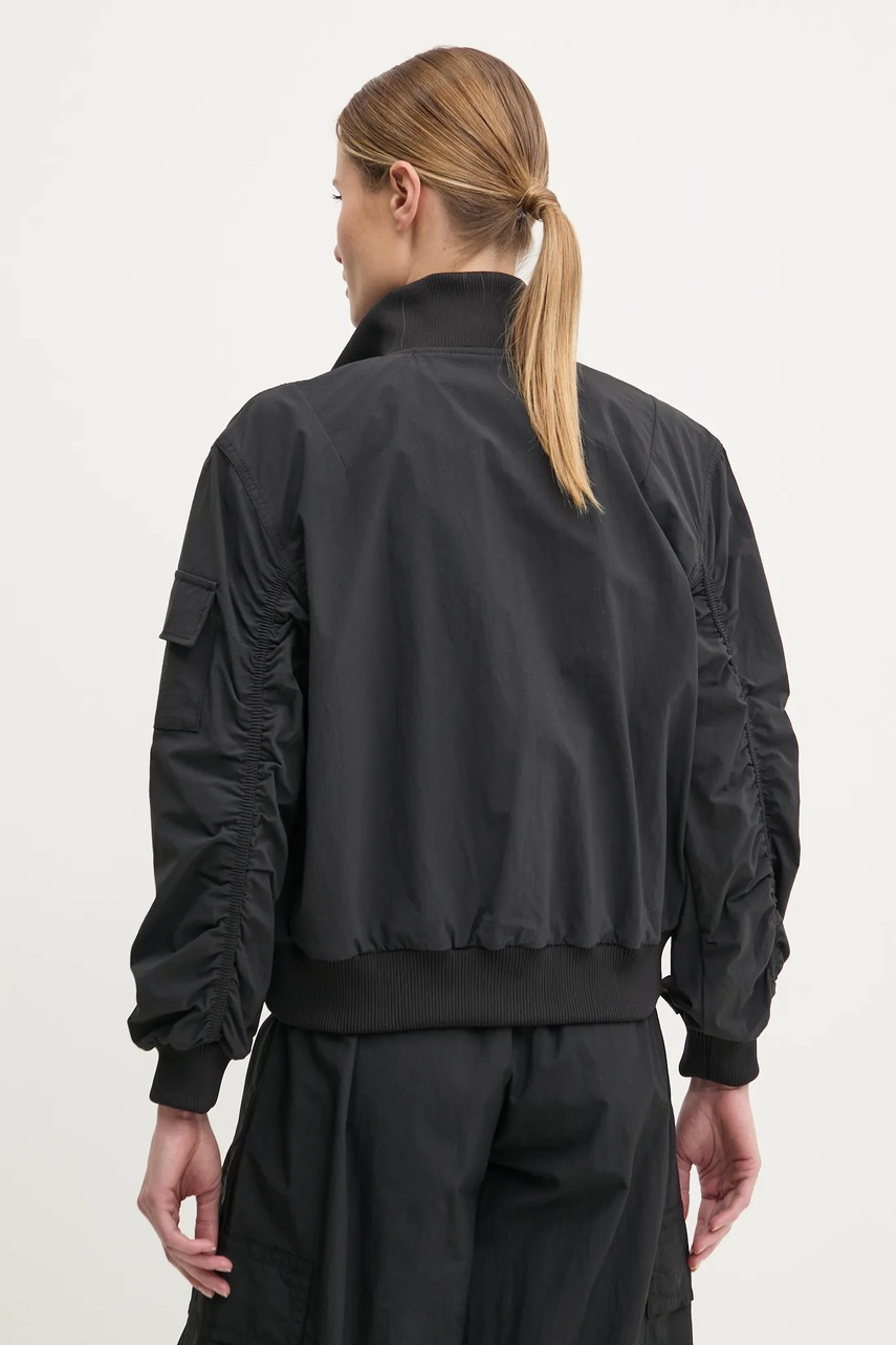 Μπουφάν adidas Originals Essential χρώμα: μαύρο, JD4792 φωτογραφία