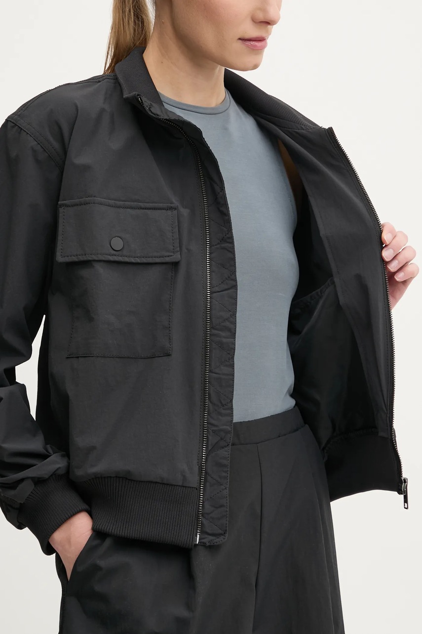 Μπουφάν adidas Originals Essential χρώμα: μαύρο, JD4792 φωτογραφία