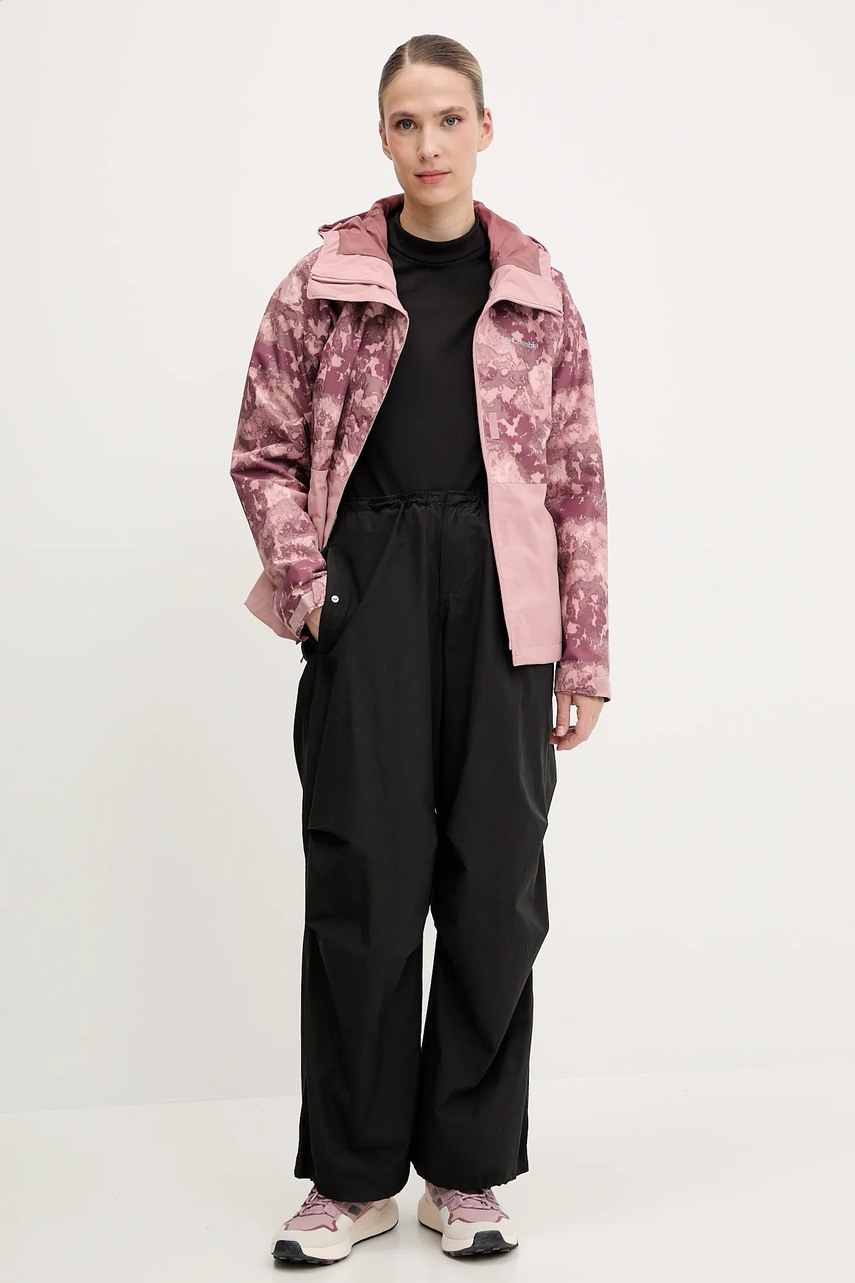 Куртка outdoor Columbia Hikebound цвет фиолетовый 2116334