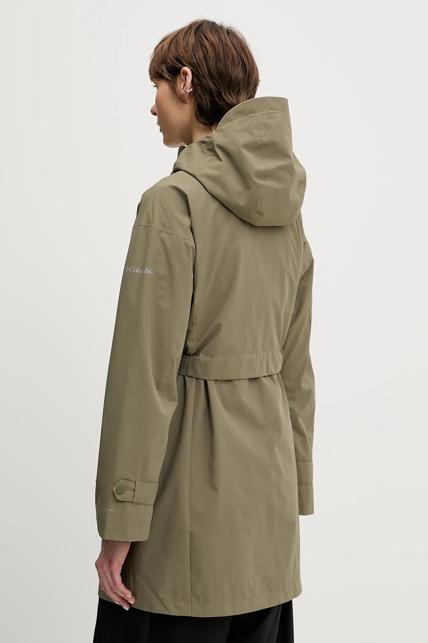 Αθλητικό μπουφάν Columbia Here And There III χρώμα: πράσινο, 2116412 φωτογραφία