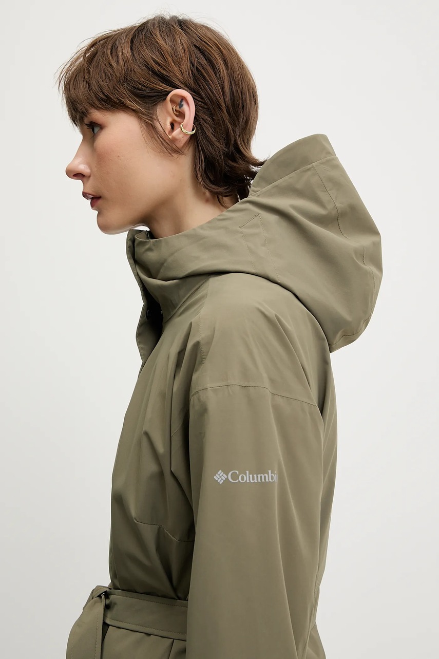 Αθλητικό μπουφάν Columbia Here And There III χρώμα: πράσινο, 2116412 φωτογραφία